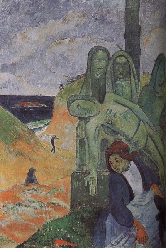 Paul Gauguin Green Christ oil painting picture